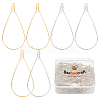 100Pcs 2 Color 304 Stainless Steel Wire Pendants STAS-BBC0001-05-1