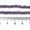 Transparent Glass Beads Strands EGLA-A035-T3mm-D15-5