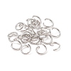 Tarnish Resistant 304 Stainless Steel Jump Rings STAS-R049-6x0.8mm-3