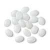 Natural White Jade Cabochons G-A094-01B-13-1