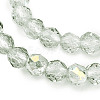 Transparent Glass Beads Strands EGLA-N028-01A-A02-4