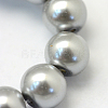 Baking Paint Glass Pearl Bead Strands X-HY-Q003-3mm-34-3