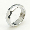 Fashion Magnetic Synthetic Hematite Wide Band Rings RJEW-D939-2A-2