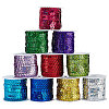   10 Rolls 10 Colors Eco-Friendly Plastic Paillette Beads PVC-PH0001-26-1