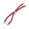 Twisted Nylon Cord Silder Bracelets DIY-B066-03P-29-1