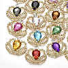 Brass Cabochons KK-T043-02G-1