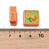 Printed Handmade Porcelain Beads PORC-G016-04M-3
