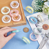 12 Rolls 12 Colors Luminous Polyester Sewing Thread OCOR-WH0087-05-3