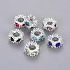 Alloy Rhinestone European Beads MPDL-6.5X13.5-M-1