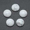 Natural Howlite Cabochons G-P393-R32-12mm-1