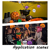12Pcs Halloween Plastic Candy Bucket Ornament DJEW-WH0028-008-5