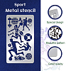 Retro Stainless Steel Metal Cutting Dies Stencils DIY-WH0242-304-3