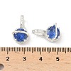 Brass Micro Pave Cubic Zirconia Pendants KK-Z139-04S-4