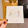 Alloy Dangle Earrings for Women WG29476-110-1