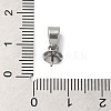 304 Stainless Steel Cup Pearl Peg Bails Pin Pendants STAS-D013-03D-P-3