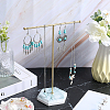 1 Set Golden Plated T Bar Iron Key Storage Jewelry Rack ODIS-SC0001-03B-4