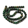 Dyed Natural Tiger Eye Beads Strands X-G-G102-A01-02-4