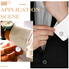 2 Styles Brass Natural Shell Cufflinks FIND-FG0004-92-5
