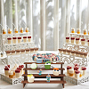 4-Tier Wood Organizer Display Riser Rack ODIS-WH0329-97-6