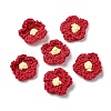 Cotton Thread Knitted Ornament Accessories WOVE-E002-01C-1