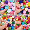 1 Box(400pcs) Pom Poms Craft Making Assorted Sizes & Colors High-elastic Good Quality Pom Poms Creative Craft DIY Material DIY-BC0001-02-5