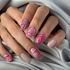 Stainless Steel DIY Nail Art Templates MRMJ-WH0092-047-6