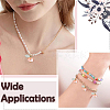 20Pcs Transparent Glass Charms PALLOY-YW00094-6