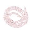 Electroplate Transparent Glass Beads Strands EGLA-Q139-01A-A07-2