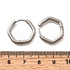 201 Stainless Steel Hoop Earrings EJEW-Z137-02P-04-5