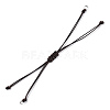Korean Waxed Polyester Cord Braided Bracelets X1-MAK-T010-02P-1
