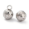Tarnish Resistant 304 Stainless Steel Charms X-STAS-O147-03B-P-3