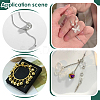 12Pcs 2 Styles 925 Sterling Silver Open Jump Rings STER-PH0004-62-5