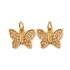304 Stainless Steel Rhinestone Pendants STAS-U061-39G-02-1