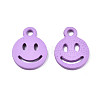 Spray Painted Alloy Charms X-PALLOY-T075-121B-RS-3