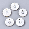 Natural Freshwater Shell Pendants SHEL-Q018-01A-O-P-1