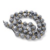 Terahertz Stone Round Beads Strands G-R002-01C-1