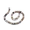 Natural Rhodonite Beads Strands X-G-G828-02-8mm-2