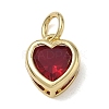 Brass Pave Cubic Zirconia Charms KK-CBA56EF-31G-01-1