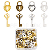 Globleland 160Pcs 8 Style Alloy Pendants FIND-GL0001-41-1