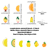 SUPERFINDING DIY 24 Pairs Fruits Themed Earring Making Kits DIY-FH0002-08-2