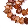 Natural Red Agate Beads Strands G-T142-59-3
