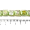 Handmade Gold Foil and Silver Foil Lampwork Beads FOIL-C001-01A-10-4