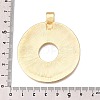 Flat Round Rack Plating Alloy Big Pendants FIND-N005-43G-3