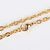 304 Stainless Steel Cable Chain for Necklace Making STAS-P045-03G-1