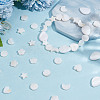 120Pcs 6 Styles Natural Shell Beads SHEL-GO0001-07-4