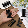 CHGCRAFT 4Pcs Rectangle Alloy Belt Buckles FIND-CA0008-34EB-3