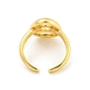 Brass Letter Open Cuff Rings for Women RJEW-G313-01O-G-3
