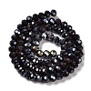 Baking Electroplate Glass Beads Strands X-DGLA-A039-J6MM-B20-2
