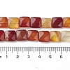 Natural Red Agate Beads Strands G-K359-B11-01-5