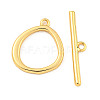 Brass Toggle Clasps KK-A223-04G-2